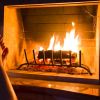 Fireplace Log Grate for Indoor/Outdoor Fire Pit Fireplace