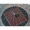 Solar Fountain Bird Bath with Wrought Iron Stand