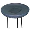 Solar Fountain Bird Bath with Wrought Iron Stand
