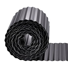 Galvanized Steel Landscape Edging, 40 ft x 12 in Metal Edging for Landscaping with Gloves, Easy-to-Install Bendable Metal Strips