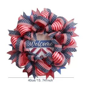 1PC Wooden tags for Independence Day, patriotic American homes, rural areas, wooden walls, door decorations, wooden crafts (Color: 128, size: 20*20*0.5cm)