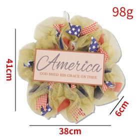 1PC Wooden tags for Independence Day, patriotic American homes, rural areas, wooden walls, door decorations, wooden crafts (Color: 121, size: 30*30*0.5cm)