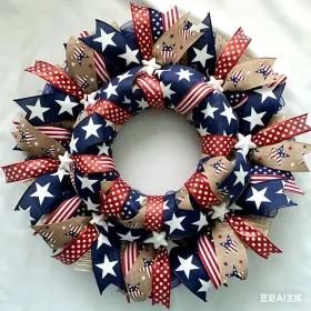 1PC Wooden tags for Independence Day, patriotic American homes, rural areas, wooden walls, door decorations, wooden crafts (Color: 113, size: 20*20*0.5cm)