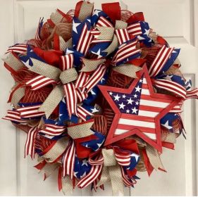1PC Wooden tags for Independence Day, patriotic American homes, rural areas, wooden walls, door decorations, wooden crafts (Color: 105, size: 30*30*0.5cm)