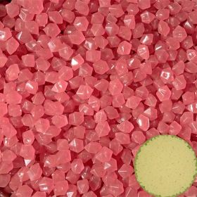 500pcs/bag Luminous Stones Glow In The Dark Pebbles, Home Garden Decoration Outdoor Yard Lawn Path Decor, Aquarium Glow Rocks (Color: Pink, Quantity: 500pcs/bag)