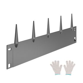 Steel Landscape Edging, 5 Packs 39 x 4 in Rust-Resistant Metal Landscape Edging, Bendable Garden Edging Border, Heavy Duty Lawn Edging (Color: Dark Gray, size: 39 x 4 inch)